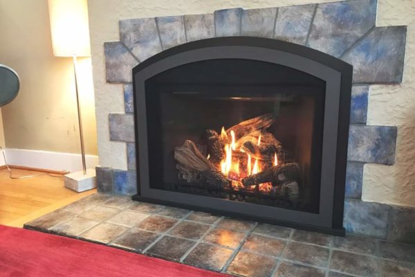 Mendota fireplace arch.