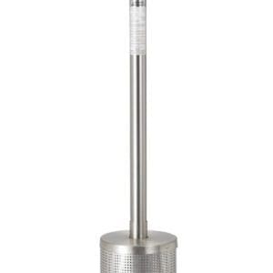 Picture of Sunglo portable outdoor gas heater in stainless steel finish