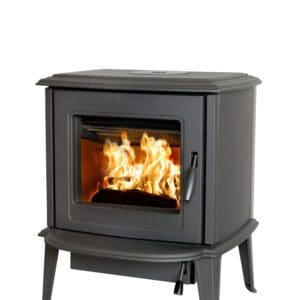 The Morso 7110 Radiant Viking Side offers a transitional design in a midsized package, complete with a side viewing window. It can heat up to 1,300 sq ft.