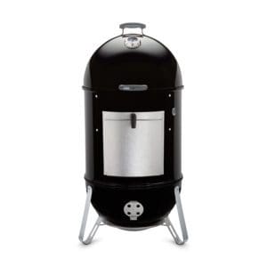 With two large cook grates this dedicated charcoal smoker can fit multiple turkeys, briskets or pork shoulders for a variety of options.