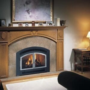 The Regency Excalibur P90E gas fireplace offers a realistic log set and detailed front to create a bold statement and stunning focal point for your space.