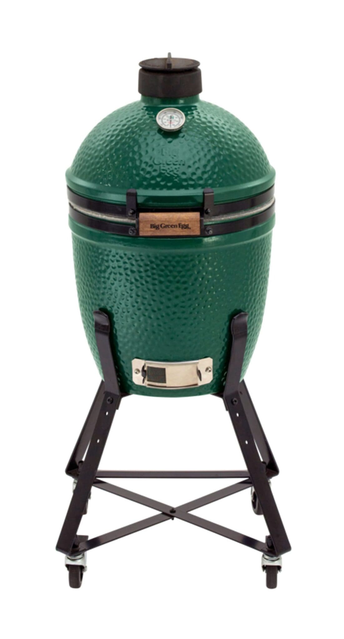 A product photo of the Small Big Green Egg in nest base