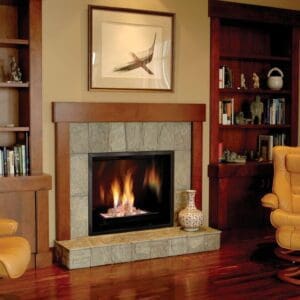 Create a focal point in your space that everyone will enjoy with the Town & Country TC42 gas fireplace. Customize with your choice of panels.