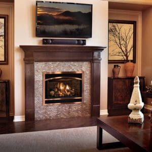 The Mendota DXV gas fireplace series are traditionally engineered and designed to provide effective heat with style into a variety of spaces.