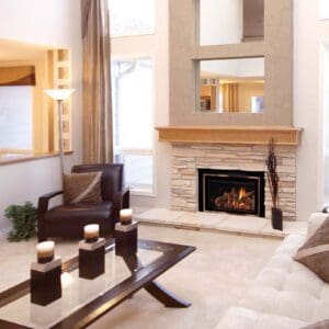 Lifestyle image of the Mendota Fullview Fv33i gas insert