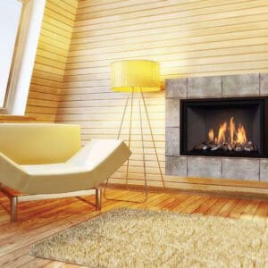 The Mendota FV34 gas fireplace offers extremely efficient heat, in addition to modern, traditional, and arched fireplace styles to work with every space.