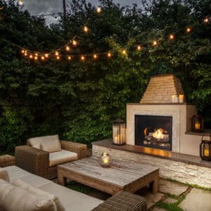 Enjoy your backyard year-round with the TC36 Outdoor gas fireplace. All exposed components are reinforced with stainless steel to last the PNW weather.