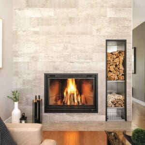 The Valcourt wood burning fireplace series comes in a variety styles: choose between the decorative FP7 Antoinette, or the efficient Lafayette or Mundo.