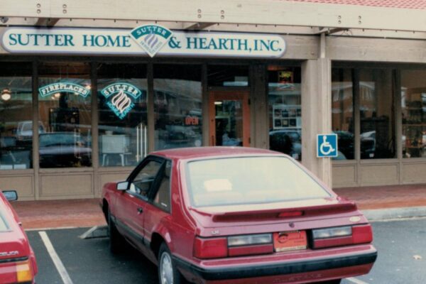 Exterior shot of Sutter Home and Hearth in Ballard Seattle WA from the 1980s